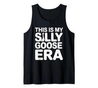 This is My Silly Goose Era Funny Goose Meme Graphic Tank Top