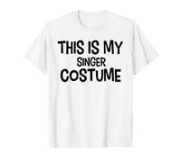 This is My Singer Costume Halloween Simple Costume Singers T-Shirt