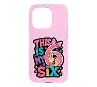 This Is My Six Birthday Girl Celebration Case for iPhone 15 Pro