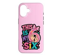 This Is My Six Birthday Girl Celebration Case for iPhone 16