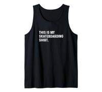 This Is My Skateboarding Shirt - Skater Skating Skateboard Tank Top