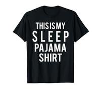 This is My Sleep Pajama Funny Costume Lazy T-Shirt