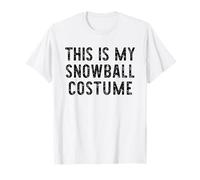This is My Snowball Costume Halloween Easy Adult Snow-Ball T-Shirt