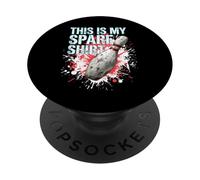 This Is My Spare Shirt Funny Bowling Pin Bowler PopSockets Adhesive PopGrip