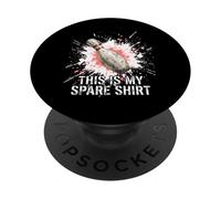 This Is My Spare Shirt Funny Bowling Pin Bowler PopSockets Adhesive PopGrip