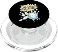 This Is My Spare Shirt Funny Bowling Pun PopSockets PopGrip for MagSafe