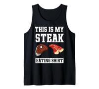 This is My Steak Eating Meat Steak Lovers Anti Vegan Foodie Tank Top