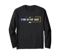 This is My Suit, I'm Not Playing Cards Funny Zelensky Long Sleeve T-Shirt
