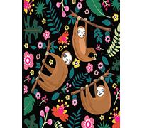 This Is My Super Cute Sloth Sketch Book: Black Cover Sloth Sketch Book With 110 Pages. Sloth Drawing Pad For Adults & Kids Sketchbook. Draw, Sketch & ... Way Through This Adorable Sloth Sketch Pad