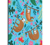 This Is My Super Cute Sloth Sketch Book: Light Blue Cover Sloth Sketch Book With 110 Pages. Sloth Drawing Pad For Adults & Kids Sketchbook. Draw, ... Way Through This Adorable Sloth Sketch Pad