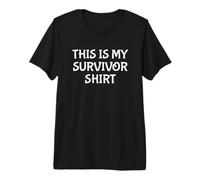This is My Survivor Design Cancer Recovery Support Premium T-Shirt