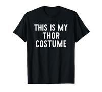 This is My Thor Costume Halloween Funny Simple Kids Adult T-Shirt