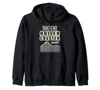 This Is My Thrill Ride Vibe Humor for Park Lovers Zip Hoodie