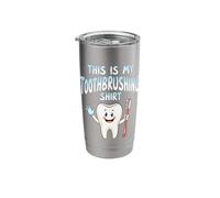 This is My Toothbrushing Shirt Stainless Steel Insulated Tumbler