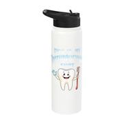This is My Toothbrushing Shirt Stainless Steel Insulated Water Bottle