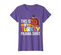 This Is My Turkey Pajama Shirt Thanksgiving Turkey Lover T-Shirt