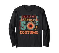 This is My Vintage 50s Costume Outfit 1950s Theme Long Sleeve T-Shirt