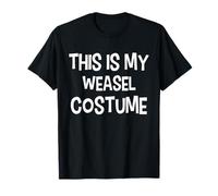 This is My Weasel Costume Halloween Simple Costume T-Shirt