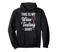 This Is My Wine Tasting Shirt Wine Drinker Vineyard Pun Pullover Hoodie