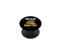 This Is My Wombat Australian Animal Lover Cute Funny PopSockets Adhesive PopGrip