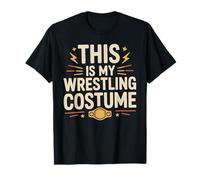 This is My Wrestling Costume Halloween Wrestling Fan T-Shirt