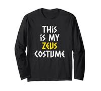 This is My Zeus Costume Halloween Kids Adult Greek Mythology Long Sleeve T-Shirt