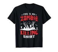 This is my zombie killing shirt Halloween Fan Halloween T-Shirt