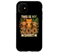 This Is My Zoo Shirt Kids Wildlife Family Adventure Group Case for iPhone 11