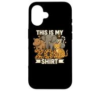 This Is My Zoo Shirt Kids Wildlife Family Adventure Group Case for iPhone 16