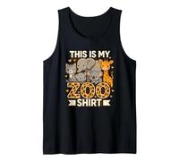 This Is My Zoo Shirt Kids Wildlife Family Adventure Group Tank Top