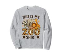 This Is My Zoo Shirt Kids Wildlife Savanna Adventure Group Sweatshirt