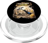 This Is Not a Drill Construction Humor Hard Hat Workers PopSockets PopGrip for MagSafe