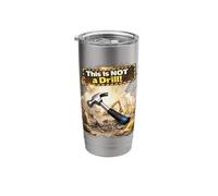 This is Not a Drill Construction Humor Hard Hat Workers Stainless Steel Insulated Tumbler