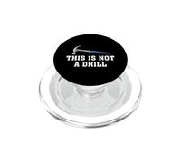 This is Not A Drill Novelty Tools Hammer Builder Woodworking PopSockets PopGrip for MagSafe