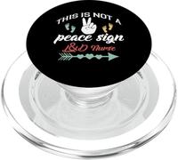 This Is Not A Peace Sign L&D Nurse PopSockets PopGrip for MagSafe