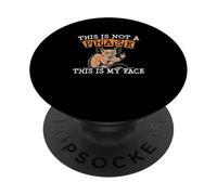 This Is Not A Phase This Is My Face Funny Aye-Aye Whisperer PopSockets Adhesive PopGrip