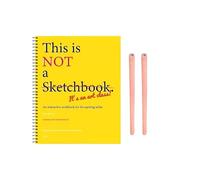This is Not A Sketchbook, Sketchbook, It's an Art Class Spiral-Bound Interactive Workbook Coloring Book for The Aspiring Artist, How to Draw Book, Easy Step Practices