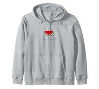 This is not a watermelon - Palestine Fun Zip Hoodie