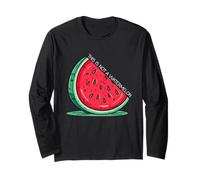 This Is Not A Watermelon Palestine Palestinian Peace Long Sleeve T-Shirt