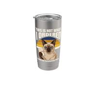 This is Not What I Ordered Escalating Cat Humor Stainless Steel Insulated Tumbler
