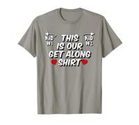 This is Our Get Along Shirt for Siblings Sisters Brothers T-Shirt, Men, Slate Grey, X-Large