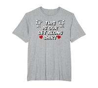 This is Our Get Along Shirt for Siblings Sisters Brothers T-Shirt, Men's Big and Tall, Heather Grey, 6X Tall
