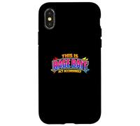 This Is Rage Bait Act Accordingly Funny Internet Quote Case for iPhone X/XS