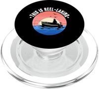 This Is Reel-Laxing Relaxing Fisherman Fishing PopSockets PopGrip for MagSafe