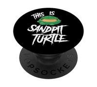 THIS IS SANDPIT TURTLE Metal Music Meme PopSockets Adhesive PopGrip
