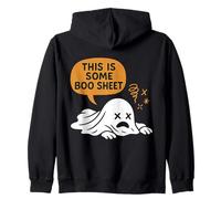 This Is Some Boo Sheet - Halloween Ghost Fell Funny Zip Hoodie
