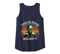 This Is Some Bullshit Resident Funny Swearing Alien Science Tank Top