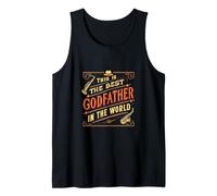 This is The Best Godfather World Fist Bump Tank Top