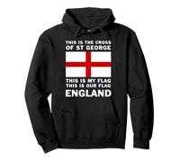 This Is The Cross Of St George. England Flag. Proud English Pullover Hoodie