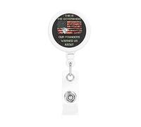 This is The Government Our Founders Warned Us About Retractable Badge Holder Reel Clip Id Card Holder forNurse Student Office Worker